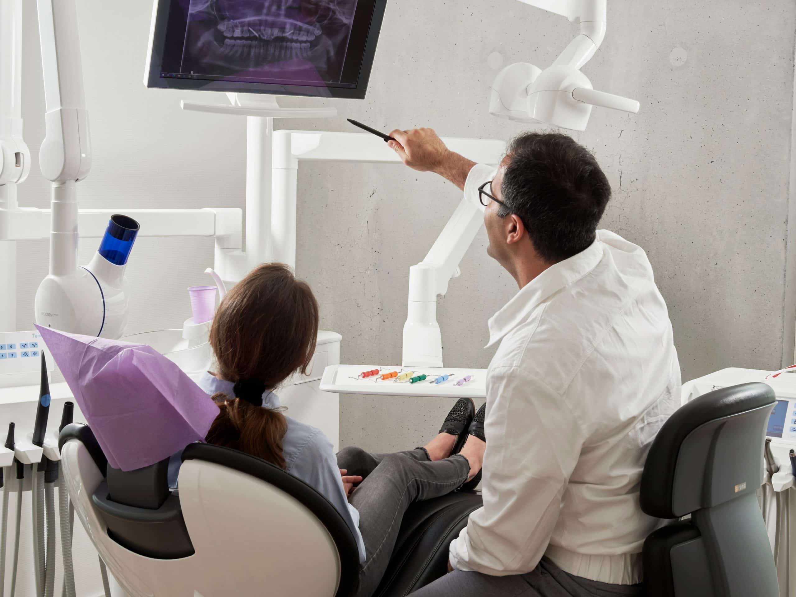 a man practicing myofunctional dentistry